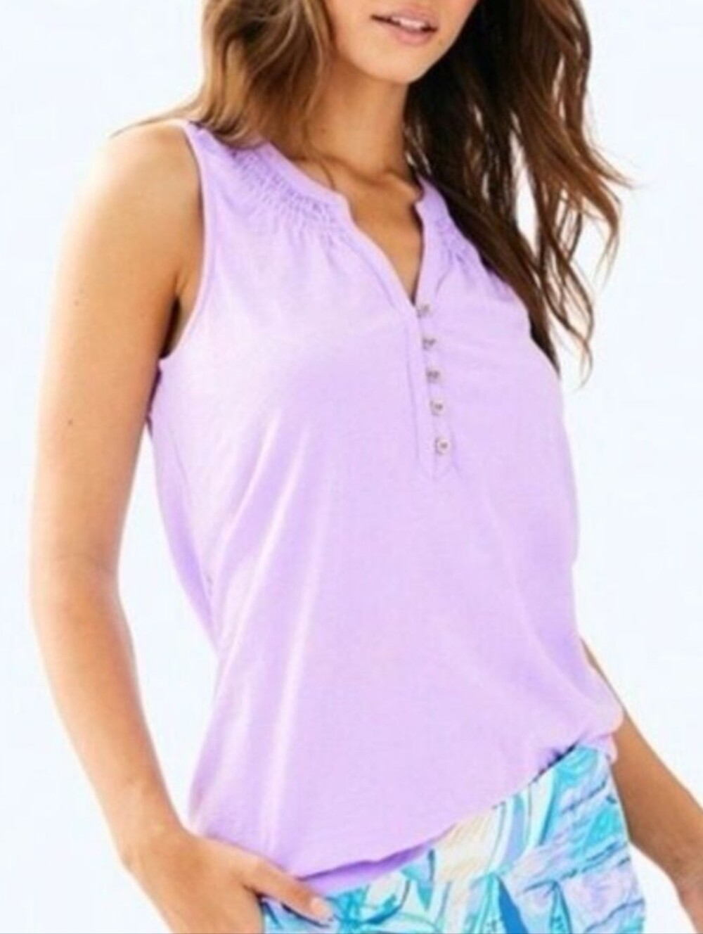 Lilly Pulitzer Essie Tank Lilac Size M